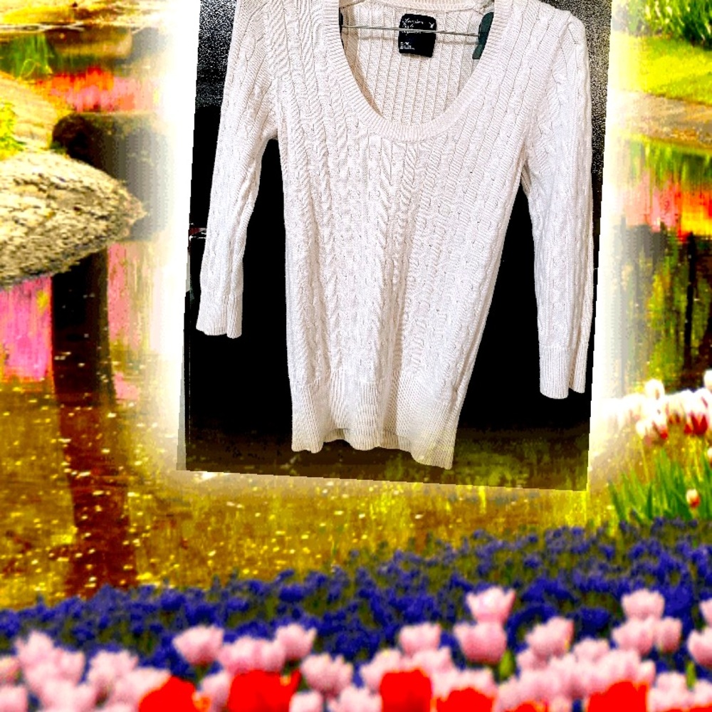 American Eagle Cable Sweater